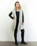 Gilet senza maniche con cappuccio