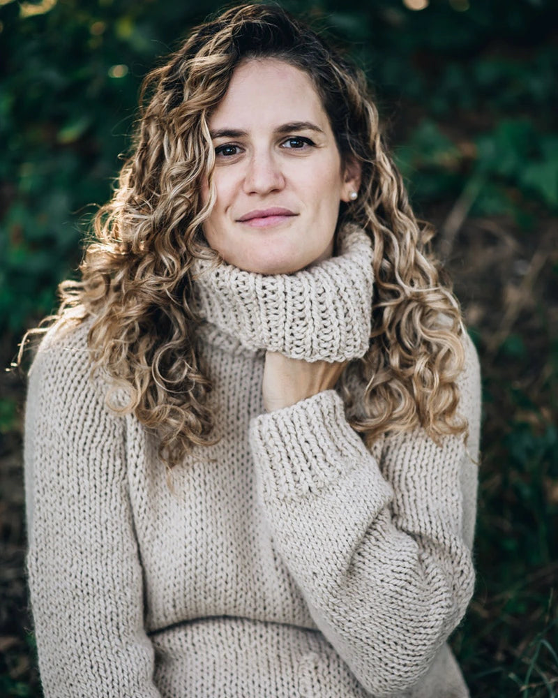 Ai Ferri Maglioncino Collo Alto Donna Ai Ferri Maglione Di Lana